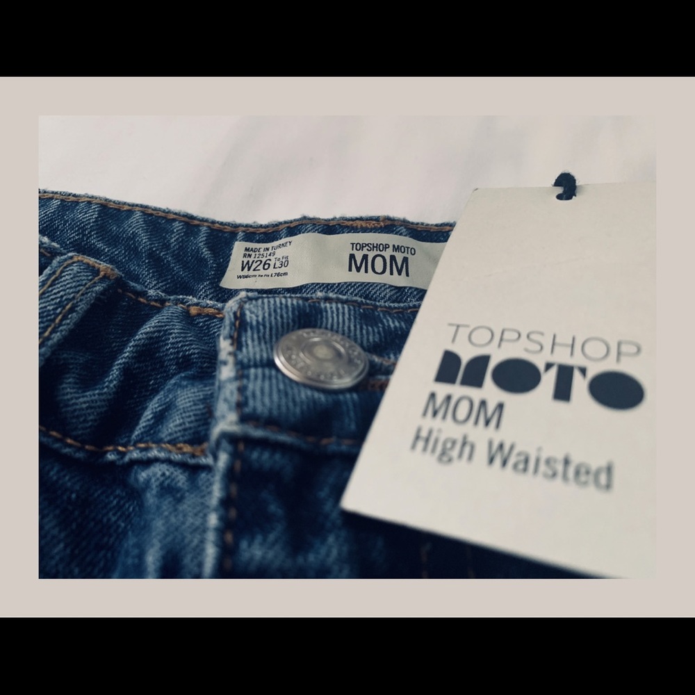 Topshop MOM High Waisted Jean